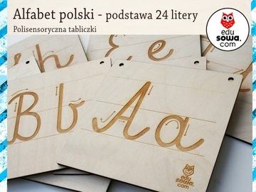 Grafomotoryka Alfabet Polski pisany Pomoce naukowe