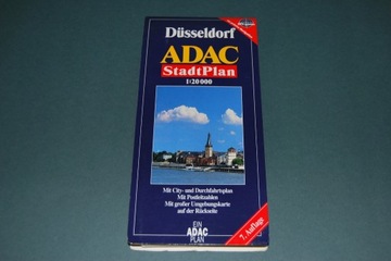 Starocia Mapa Dusseldorf ADAC Wyd z 2007r