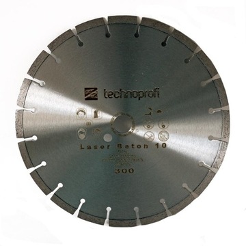 Technoprofi tarcza diamentowa 300x25,4 laser beton