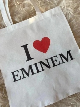 torba i love Eminem serce heart tote bag