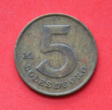 5 Soles  1979 r  -  Peru  