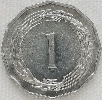 Cypr 1 mil 1963, KM#38