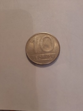 Sprzedam monetę polską 10 zł. Z roku 1987