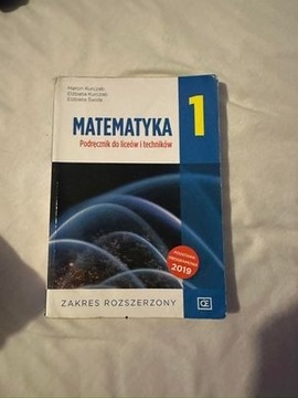 Zestaw Podręcznik i Zbiór zadań Matematyka 1 zakres rozszerzony
