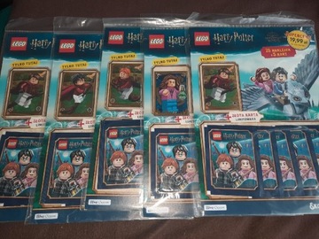 Lego Harry Potter saszetki 125 naklejek i 5 kart