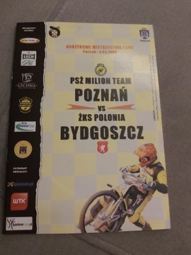 Program Żużel PSŻ Poznań- Polonia Bydgoszcz 2008