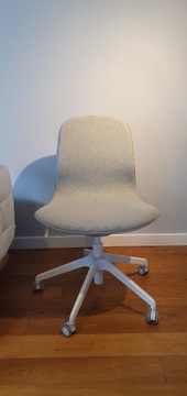 Krzesło Biurowe, jasnozielony/biały LANGFJALL