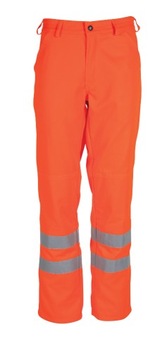 spodnie robocze r. 54 z odblaskami pomarańczowe HAVEP  