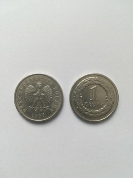 Moneta 1 złoty z 1990 roku