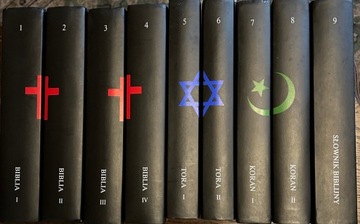 Ksiegi swiete religii monoteistycznych 9 tomów