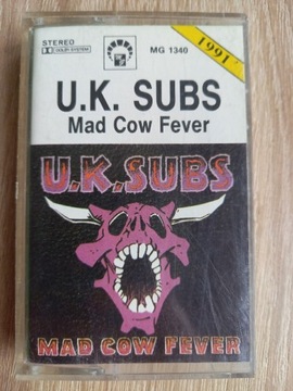 Kaseta audio U.K Subs - Mad Cow Fever 