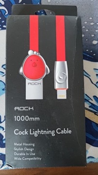 Przewód kabel Lightning - USB - Rock kurczak cock