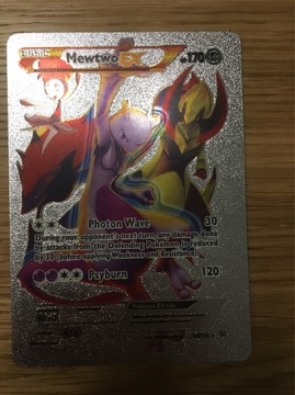 Karta pokemon Mewtwo x ex hp170