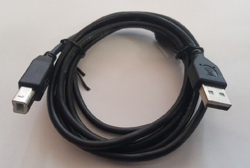 Kabel USB 2.0 A-B do drukarki pozłacany 1.8m