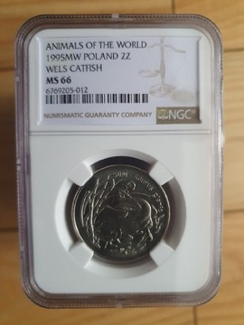 1995r 2zł SUM - Mennicza Grading NGC MS66