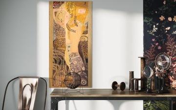 Obraz olejny kopia Gustaw Klimt pt. Węże Wodne