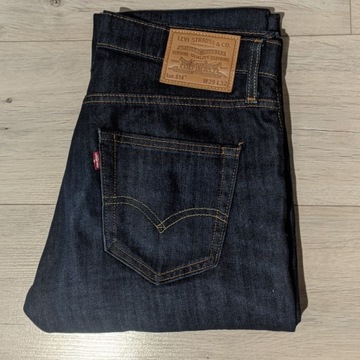 LEVIS 514 SPODNIE JEANSY 29/32 SLIM W29 L32 