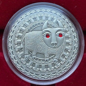 20 Rubli, Białoruś 2009 - Byk (Znaki zodiaku)