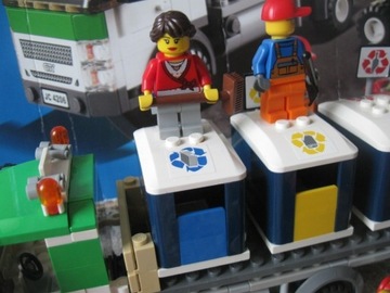 LEGO City 4206 Śmieciarka - Kompletny