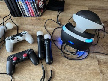 PlayStation 4 Pro | VR gogle | pistolet | gry
