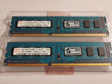 RAM Hynix 2x1GB 8500U + ELPIDA 2x1GB 10600U (PC3)