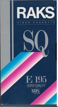 Kaseta VHS RAKS E-195 SQ