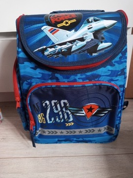 Nowy tornister szkolny plecak samolot 