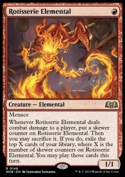 Rotisserie Elemental [MTG] [WOE] [FOIL]