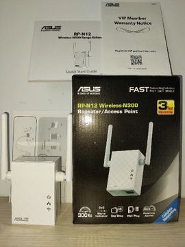 Wzmacniacz sygnału Wi-Fi Asus RP-N12