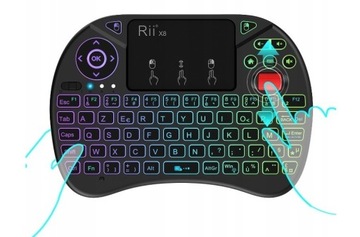 Rii Mini X8 Wireless mini klawiatura z touchpadem