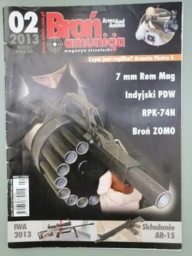 BROŃ i AMUNICJA - nr 2 z 2013r., magazyn o broni