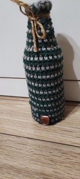 KJK-Handmade wazonik na szydełku 25 cm