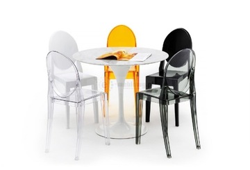 Krzesła przezroczyste włoski design
