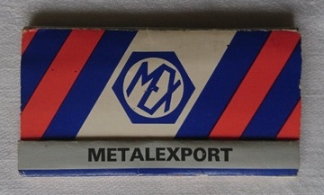 Zapałki Metalexport Warszawa PRL 1975