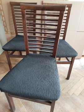 krzesła tapicerowane 3 szt ( pokrowce) cena za 3