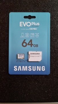 Karta Samsung EvoPlus 64 GB micro SD