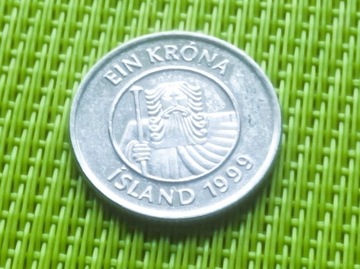 ISLANDIA 1999 - 1 Krona Korona Ryba Y50