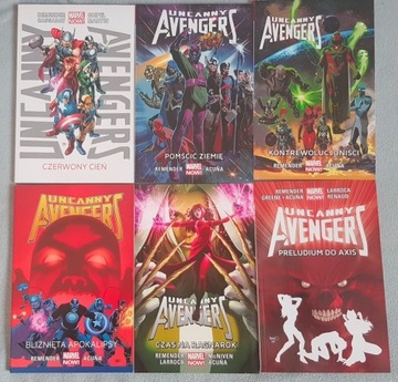 UNCANNY AVENGERS Tom 1-6 zestaw Marvel