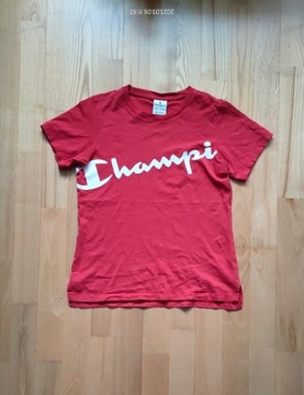 Czerwony t-shirt Champion 158