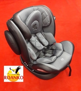 FOTEL 0-36 kg RWF, obrotowy, ISOFIX