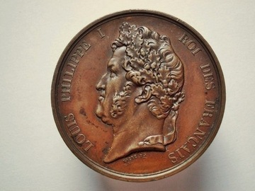 Ludwik FILIP I, medal pamiątkowy 1847 r.