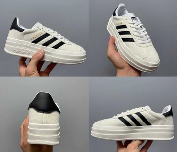 Buty damskie Adidas Gazelle Bold White Black 36-40