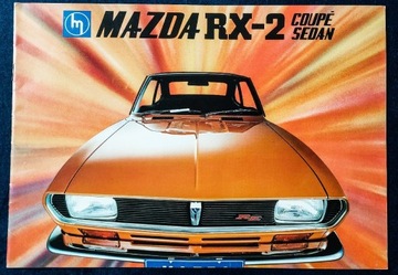 Mazda RX-2 - wankel - folder,prospekt, broszura 