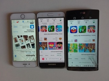 Iphone 6, samsung J6, LG G4