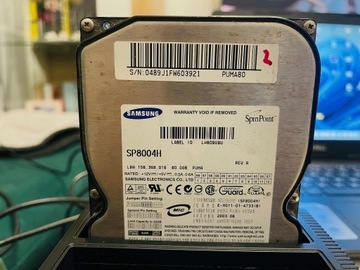 Dysk twardy Samsung SP8004H (IDE/ATA) 3,5" 80,00GB