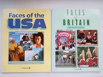 Faces of: the USA, BRITAIN (2 książki) - E. Laird 