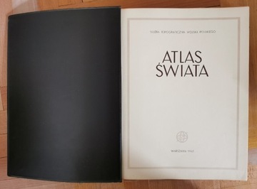 Atlas Świata rok wydania 1962