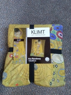 Koc flanelowy 150/200 cm Klimt