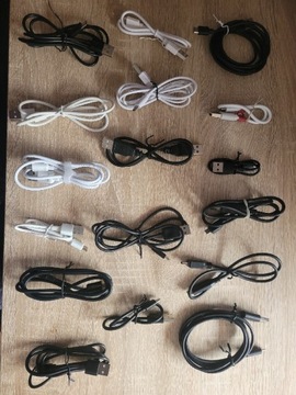 Kabel [MicroUSB] <-> [USB] różne długości i kolory