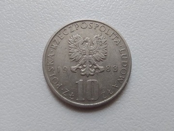 10 złotych Bolesław Prus 1983 Polska